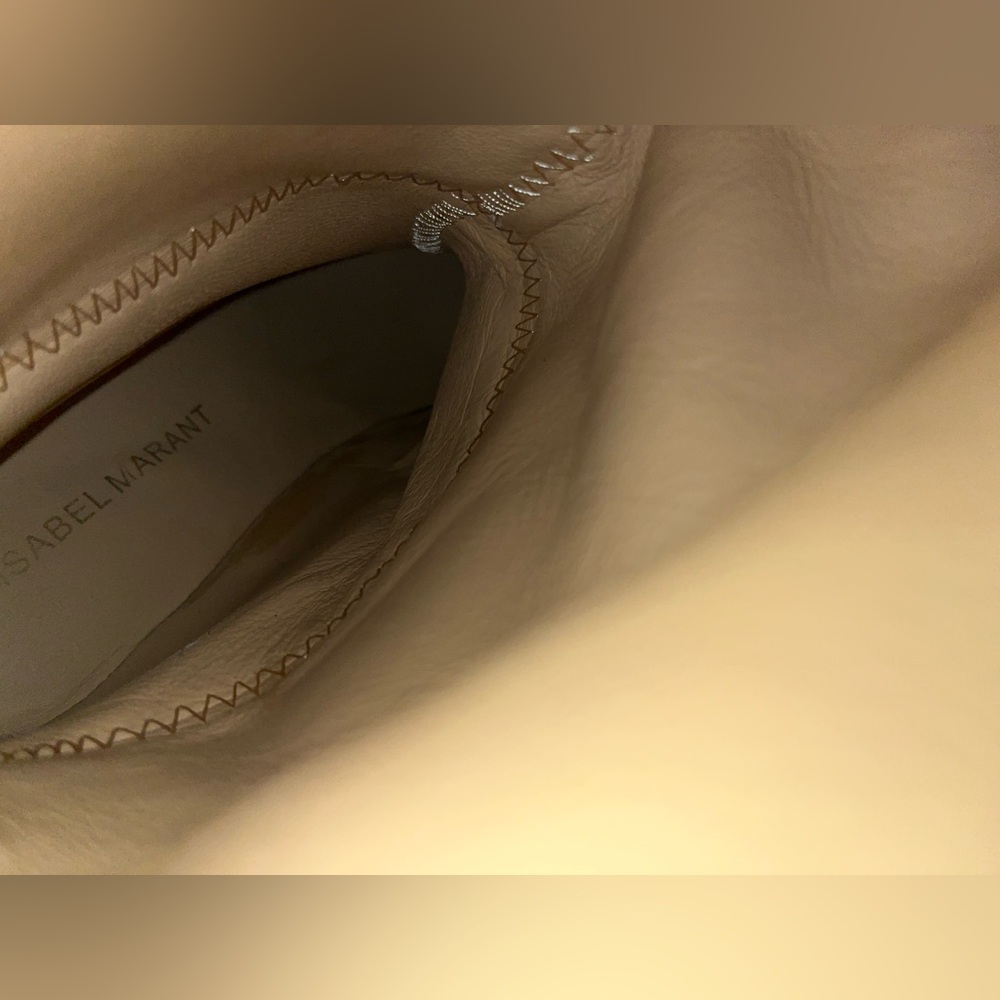 Isabel Marant Tan Suede Denvee Tall Western Boot - Picture 13 of 14